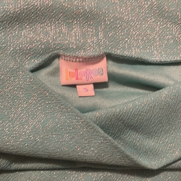 Lularoe sparkly blue pencil skirt (S) - Picture 2 of 4